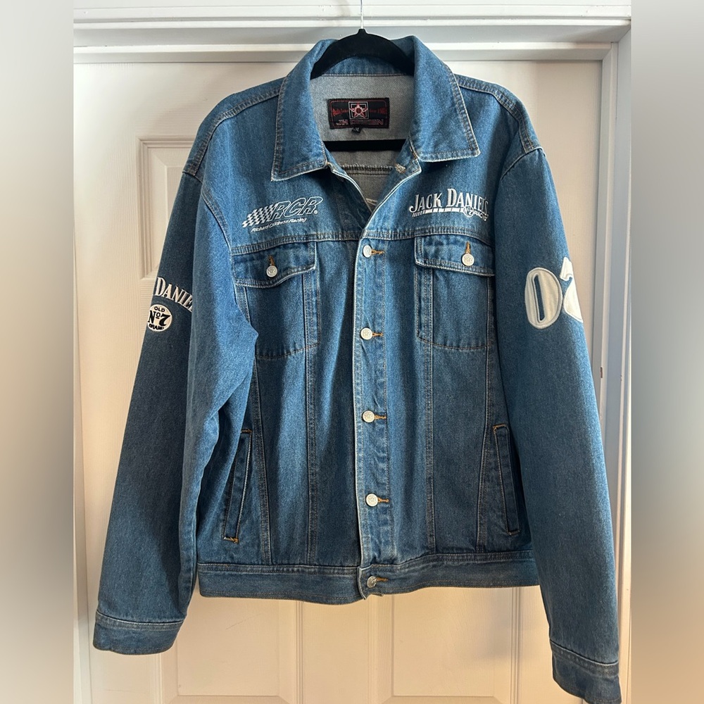 Jack Daniel's Racing / Richard Childress Racing Blue Denim Jacket size 2XL
